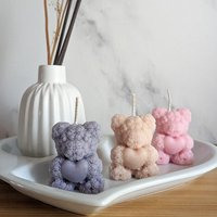 Bär Kerzen Teddybär Duftkerzen Geschenke Baby Showers Kerze Partydeko Mini Geschenke Rosenbär Kinder Mädchen Geburtstagsgeschenk von ohsweetcandlesDE