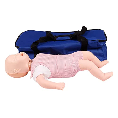 oiakus Erstickungs-Erste-Hilfe-Trainings-Baby-Modell, Säuglings-Atemwegsobstruktions-Modell, HLW-Puppe mit Tasche, Reanimations-Puppen für die Schulungshilfe in der Krankenhausschule von oiakus