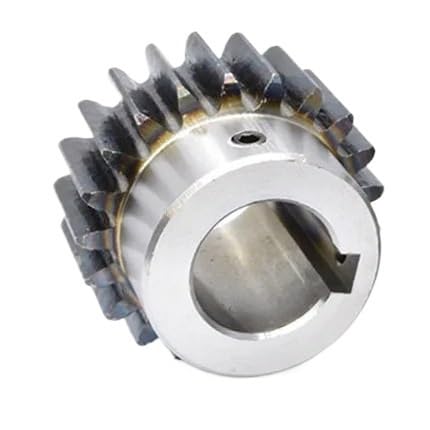 1 STÜCKE 2M 25T-36T Stirnradgetriebe Mit Stufennut Bohrung 12mm-30mm Modul 2 Motorgetriebe OD 54mm-76mm 45# Kohlenstoffstahl Übertragung(22mm (keyway 6),34T) von oipwtfbq