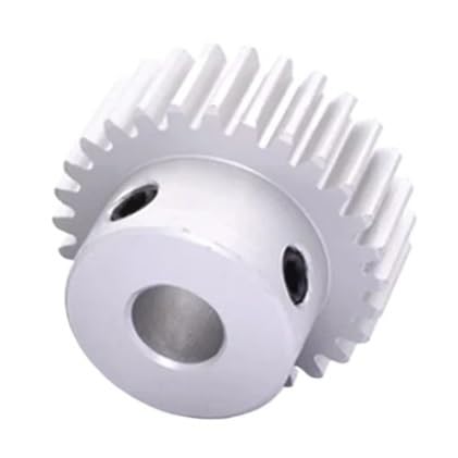 1 stück 12T-60T 1M Aluminium Stirnradgetriebe 22 24 25 26 28 30 Zähne Bohrung 4-12mm(6mm,24T) von oipwtfbq