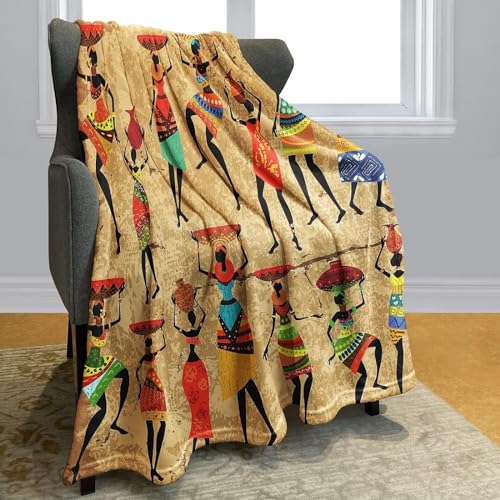Kuscheldecke 130 x 150 cm 3D Afrika Decke Flanell Fleecedecke Weich Warm Flauschig kuscheldecken Frau Wohndecke Decken für Sofadecke Couchdecke, Kinder Erwachsene D1925 von okoikfc