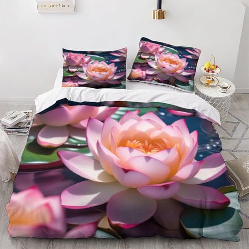 okoikfc Bettwäsche 220x240 Rosa Weiche Mikrofaser Blumen Bettbezug 220x240 Duvet Cover mit 2 Kissenbezug 80x80 cm, Bedding Set Für Kinder Erwachsene FF35 okoikfc Bettwäsche 220x240 Rosa Weiche Mikrofaser Blumen Bettbezug 220x240 Duvet Cover mit 2 Kissenbezug 80x80 cm, Bedding Set Für Kinder Erwachsene FF35 von okoikfc