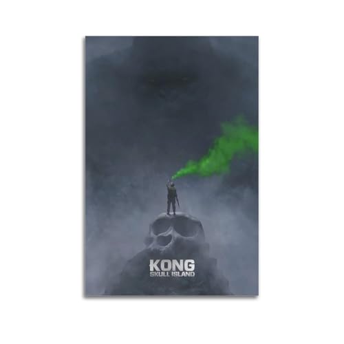 oksdjhrnn Kong Skull Island Poster, dekoratives Leinwandposter, Wandkunst, Dekor, Wohnen, modern, Familienschlafzimmer, Dekoration, Poster, 60 x 90 cm, ungerahmter Stil oksdjhrnn Kong Skull Island Poster, dekoratives Leinwandposter, Wandkunst, Dekor, Wohnen, modern, Familienschlafzimmer, Dekoration, Poster, 60 x 90 cm, ungerahmter Stil von oksdjhrnn