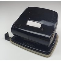 Locher 4-Fach-Locher Bürobedarf Leitz 44 Schwarz Vintage Retro Büroartikel Büroutensil Perforator von oldcamerasandmore