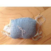 Ausverkauf Handgestrickt Toss Kissen in Blau Und Mintgrün Farben Ausverkauf Handgestrickt Toss Kissen in Blau Und Mintgrün Farben von oldeangora