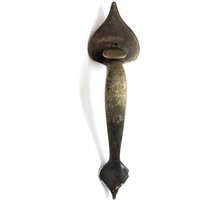 Antiker Kolonialstil 35 cm Messing Türknauf von oldegoodthings