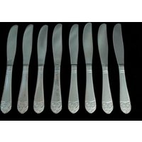 Waldorf Astoria Art Deco Buttermesser Besteck 8 Teiliges Set Waldorf Astoria Art Deco Buttermesser Besteck 8 Teiliges Set von oldegoodthings