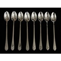 Waldorf Astoria Art Deco Geeist Teelöffel Besteck 8-Teiliges Set Waldorf Astoria Art Deco Geeist Teelöffel Besteck 8-Teiliges Set von oldegoodthings