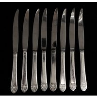 Waldorf Astoria Art Deco Leicht Gezackte Steakmesser Besteck 8-Teiliges Set Waldorf Astoria Art Deco Leicht Gezackte Steakmesser Besteck 8-Teiliges Set von oldegoodthings