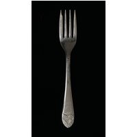 Waldorf Astoria Versilbert Art Deco Fischgabel Besteck von oldegoodthings