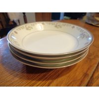 4 Um 1915 Haviland Limoges Antoinette 7-5/8 "Coupe Suppenschüsseln. Schöner Unbeschädigter Zustand. Mehrere Partien Dieses Musters. Inv0762." von oldies2treasure