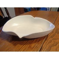 China C5-11 Elfenbein/Weiß Strukturierte 11-1 4 "X 7-1 4" X 2-5 8 "Schale. Schöner Unbeschädigter Zustand von oldies2treasure