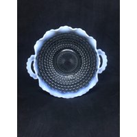 Anchor Hocking Mondstein Opalescent Geriffelte Schale Mit Griff Anchor Hocking Mondstein Opalescent Geriffelte Schale Mit Griff von oldoddthings