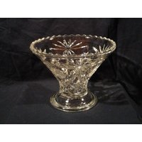 Anchor Hocking Prescut Blumenkorb Vase von oldoddthings