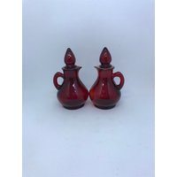 Avon Royal Ruby Erdbeer Menage, 2Er Set von oldoddthings