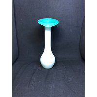 Calla-Lilien-Glasvase Knospe Jack-In-The-Pulpit Glasvase Weiß Und Grün Calla-Lilien-Glasvase Knospe Jack-In-The-Pulpit Glasvase Weiß Und Grün von oldoddthings