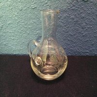 Geätzte Glas Menage Oder Vase von oldoddthings