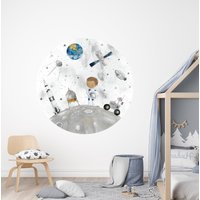 Wandsticker Weltraum Rakete Astronaut Mondreise Kinderzimmer Erde Sterne Raumschiff Selbstklebend Weltall Mission Mondlandung Wandsticker Weltraum Rakete Astronaut Mondreise Kinderzimmer Erde Sterne Raumschiff Selbstklebend Weltall Mission Mondlandung von olliellidesign