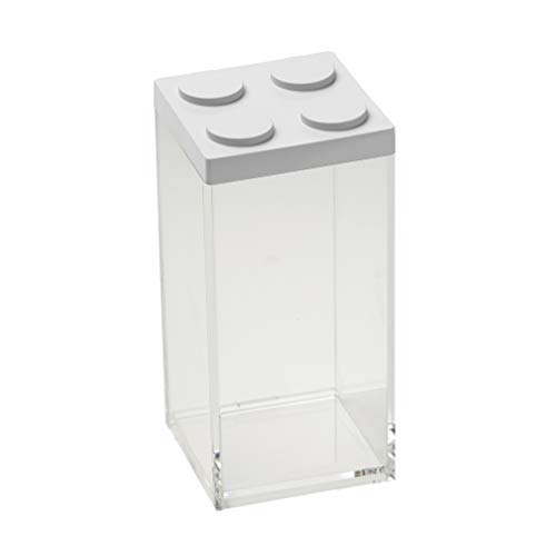 OMADA Design - 1,5 l Backstein-Lebensmittelbehälter mit stapelbarem Deckel und hochwertigem transparentem Behälter – Brickstore-Linie von omada