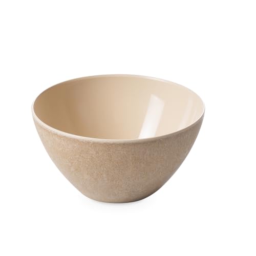 OMADA Design – Küchenschüssel 1,5 l – Behälter aus Kunststoff und Holz – langlebig und bruchsicher – Made in Italy – Linie Ecoliving von omada