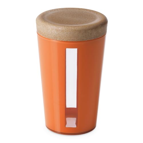 OMADA Design – Vorratsdose 1,25 l – Behälter aus Kunststoff und Holz mit Deckel für frische Lebensmittel – Made in Italy – Linie Ecoliving von omada