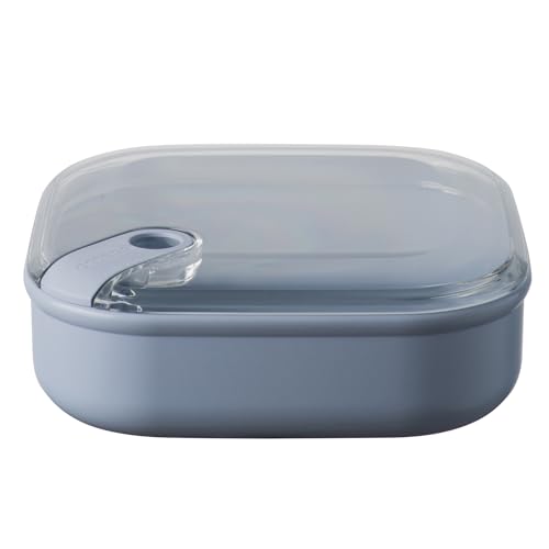 OMADA Design – Luftdichter quadratischer Lebensmittelbehälter 1 l (niedrig) mit transparentem Deckel – Pull Box Line OMADA Design – Luftdichter quadratischer Lebensmittelbehälter 1 l (niedrig) mit transparentem Deckel – Pull Box Line von omada