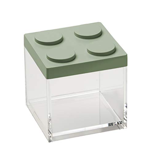 Omada Design - 500 ml Backstein-Lebensmittelbehälter mit stapelbarem Deckel und hochwertigem transparentem Behälter – Brickstore-Linie Omada Design - 500 ml Backstein-Lebensmittelbehälter mit stapelbarem Deckel und hochwertigem transparentem Behälter – Brickstore-Linie von omada