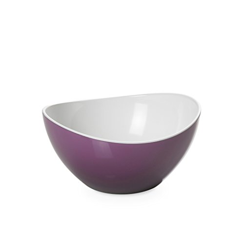 Omada Design Salatschüssel für Pasta und Salat, Schale aus zweifarbigem beständigem Kunststoff, Made in Italy, Trendy Linie, 12cm Durchmesser, 0,3lt Kapazität, geeignet für den Geschirrspüler, Pflaume Omada Design Salatschüssel für Pasta und Salat, Schale aus zweifarbigem beständigem Kunststoff, Made in Italy, Trendy Linie, 12cm Durchmesser, 0,3lt Kapazität, geeignet für den Geschirrspüler, Pflaume von omada