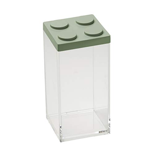 omada Design - 1,5 l Backstein-Lebensmittelbehälter mit stapelbarem Deckel und hochwertigem transparentem Behälter – Brickstore-Linie omada Design - 1,5 l Backstein-Lebensmittelbehälter mit stapelbarem Deckel und hochwertigem transparentem Behälter – Brickstore-Linie von omada