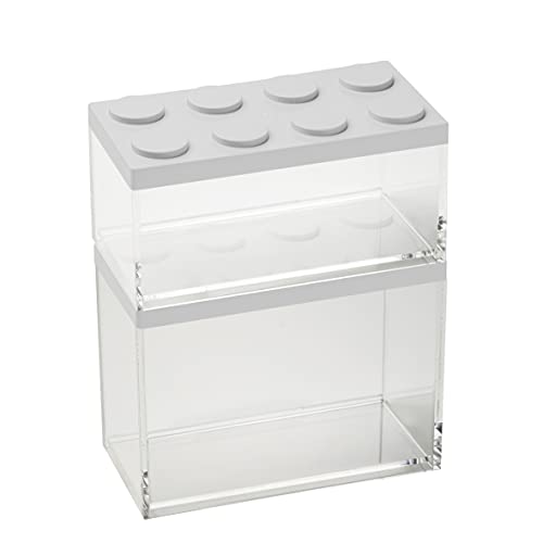 omada Design 2er-Set Backstein-Lebensmittelbehälter mit stapelbarem Deckel und hochwertigem transparentem Behälter - Brickstore line omada Design 2er-Set Backstein-Lebensmittelbehälter mit stapelbarem Deckel und hochwertigem transparentem Behälter - Brickstore line von omada
