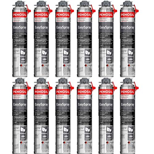 Einweg-Polyurethanschaum 700 ml – 12 Spraydosen – innen und außen – hervorragende Schalldämmung – einzigartig auf dem Markt – Anwendung Pistole von omhsen