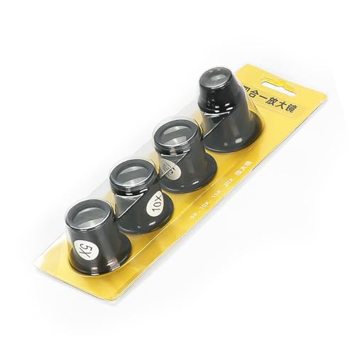 5/10/15/20X Multifunktionaler Lupe Glas Für Uhr Reparaturstempel Schmuckmünzen Inspektion Monokularer Leichtlinsen Optisches Instrument von omiinitio