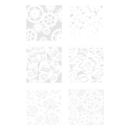6 PCs Blumenschablonen Hohlmale Malerei Schablonen Schmetterling Zeichnen Zweige Vorlagen Für Wandmalerei Schmetterlingsscheiben Schablone Journal Blumen 6 PCs Blumenschablonen Hohlmale Malerei Schablonen Schmetterling Zeichnen Zweige Vorlagen Für Wandmalerei Schmetterlingsscheiben Schablone Journal Blumen von omiinitio