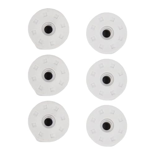 6pcs Toilettensitz Sitzmontage Hardware Ersatz 6mm Gewinde Plastikmutter Waschmaschinen Einfache Installation Für Scharniere Stabilität Toilettensitz Bodenfixiertermutter Waschmaschine von omiinitio