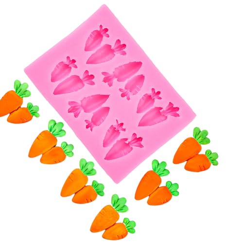 Kleine Karotten Silikonformen Kuchenformen Backformen Epoxidharz Fondant Schokolade Schokolade Kleine Karotten Silikonguss Kuchen Dekorationstool von omiinitio