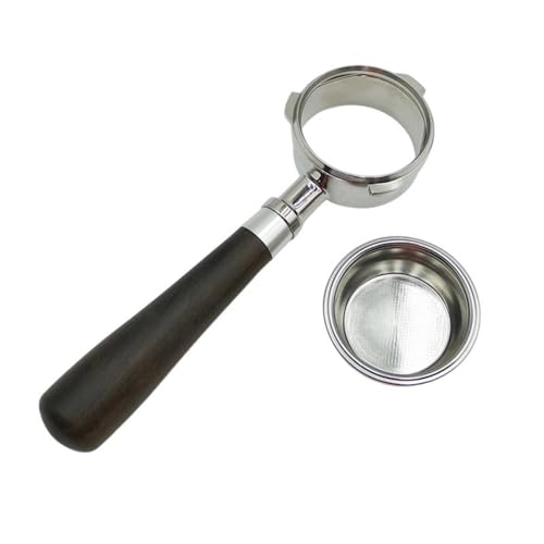 Professionelle Drei Ohr -58 Mm Bodenlose Portafilter Mit Holzgriff Espressomaschinen Teilen Ersatzzubehör von omiinitio