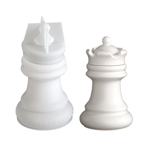 Schachkerzenhalter Silikonform Home Ornament Formen Harz Dekorativ Für Dekorationsprojekt Wiederverwendbare Epoxid Silikon Handwerk von omiinitio