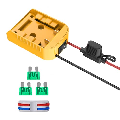 Stromradadapter Für 18/20 V Stromrad Batterie Umrechnungskits 12AWG Drahtvermessung Für Remote Spielzeugroboter Innen Freien Freien Freien von omiinitio