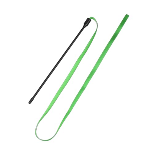 omiinitio 10pcs/Set Teaser Zauberstab Spielzeug Doppelseitige Farbstreifen Katzen Teaser Zauberstab Interaktiv von omiinitio