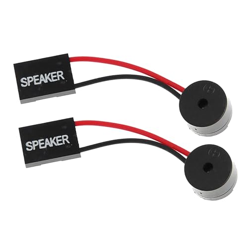 omiinitio 2pcs Motherboard Lautsprecher Plugs PC Interne Lautsprecher Für Systemwarnungen Startups Sounds Einfache Beeps Designs von omiinitio