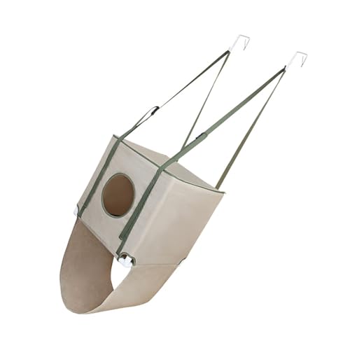 omiinitio Atmungsaktive Polyesterkatzen Haus 2 Schicht Hängende Katzen Betttür Montiert Platz Sparende Design Hängematte Für Haushalte Doppelschicht Hängematte von omiinitio