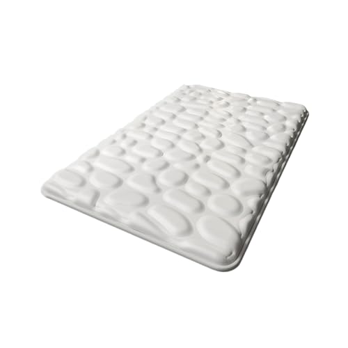 omiinitio Einfache Design Badmatten Mit Kühlfasern Schnelles Wasserabsorption Und Antislip Unterstützung Für Sicherheit von omiinitio