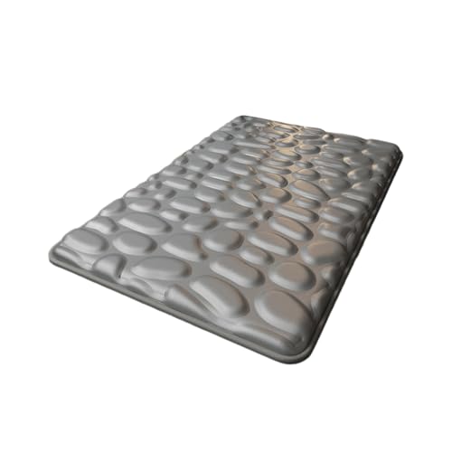 omiinitio Einfache Design Badmatten Mit Kühlfasern Schnelles Wasserabsorption Und Antislip Unterstützung Für Sicherheit von omiinitio