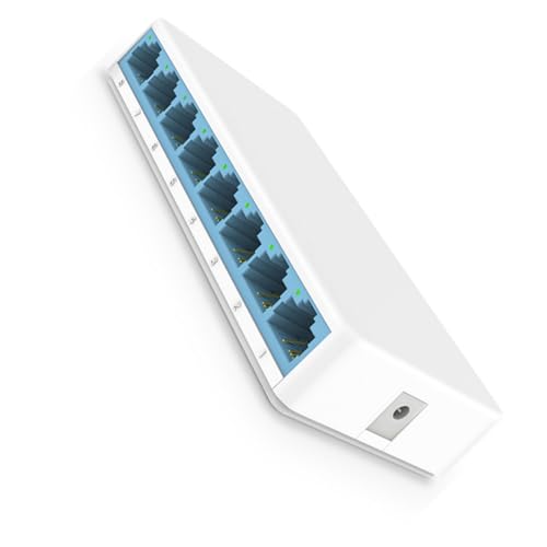 omiinitio Energieeffizienter 8port Ethernet Switches Desktop Mount Für Vielseitige Verwendung Von Lüfterlosen Ethernet Hubs Ethernet Splitter von omiinitio