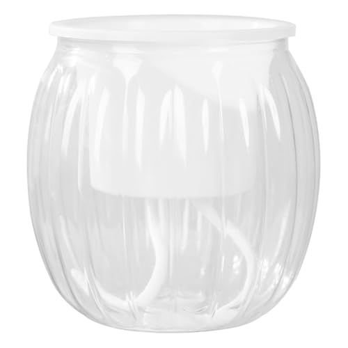 omiinitio Klare Kürbisblüten Töpfe Verdickte Sichtbare Wasserspiegel Fauler Becken Home Desktop Ornamente Blütenzubehör Klaren Pflanzenkolben von omiinitio