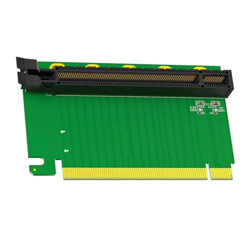 omiinitio PCIE3.0 16x 90 Grad Reverse Male to Weibliche Reserve Risers Karte Für Server (Installationsrichtung In Richtung CPU) von omiinitio