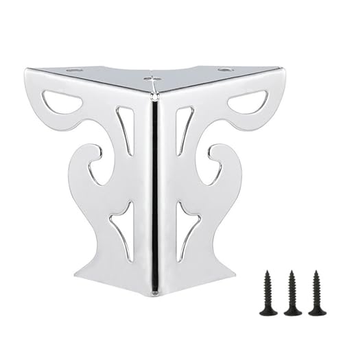 omiinitio Schwarze Eisenmöbelbeine Mit Modernen Hohls Out Stilen Metallbeine Einfache Installationen Für Sofa Schrank & Tisch Einfach Installation Sofa Beine von omiinitio