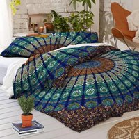 Handgemachte Mandala Bettbezug Set, Bettbezug, King Duvet Baumwolle von omstuffart