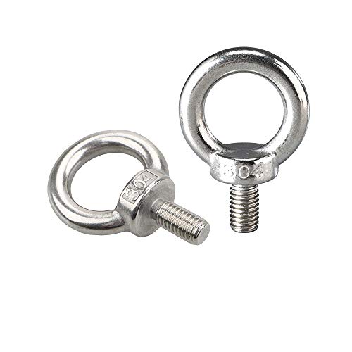 304 Edelstahlschraube Ringe Lug Schrauben Hebe Ringe M6 * 11 Ringschrauben Ringschraube Packung mit 10 von omyzam