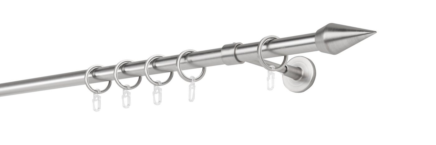 ondeco Gardinenstange Rundrohr Wandabstand 14cm Kegel, Ø 20 mm, 1-läufig-läufig, Wunschmaßlänge, Bohren, verschraubt ondeco Gardinenstange Rundrohr Wandabstand 14cm Kegel, Ø 20 mm, 1-läufig-läufig, Wunschmaßlänge, Bohren, verschraubt von ondeco